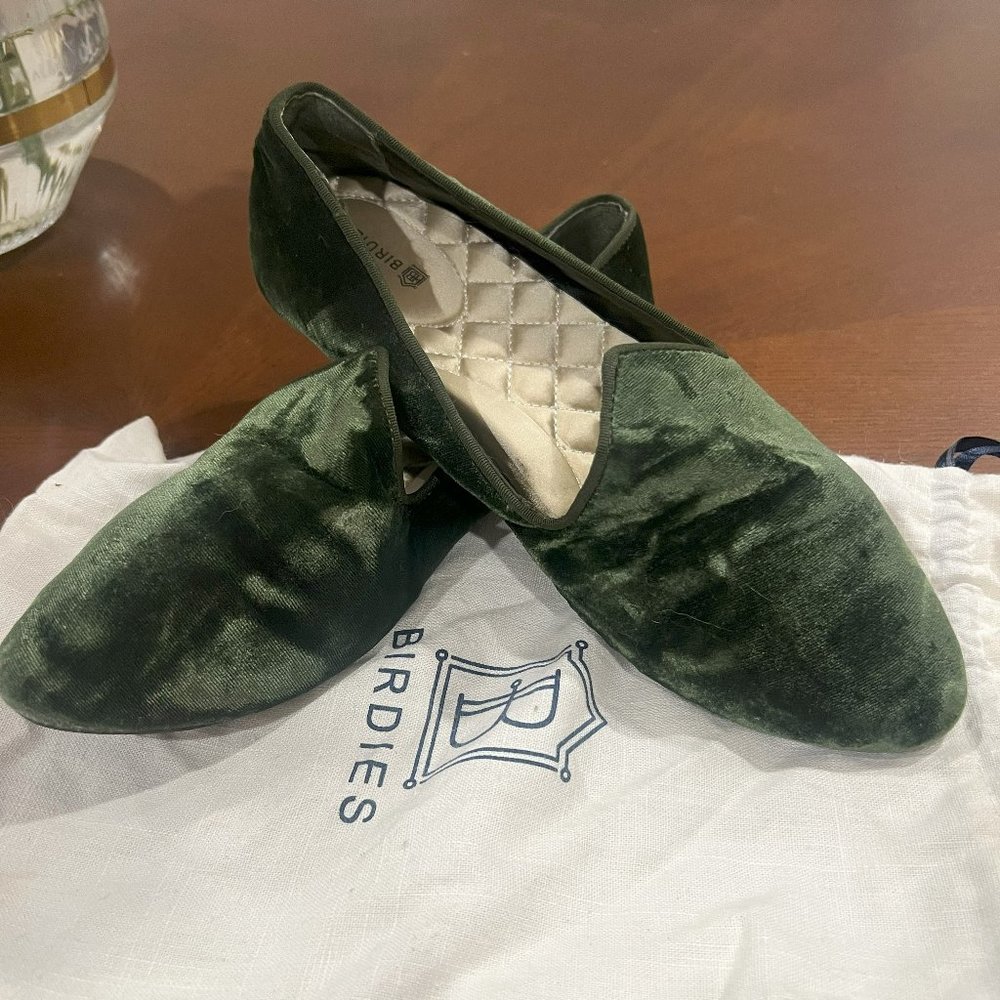 Birdies Holiday Velvet Flats